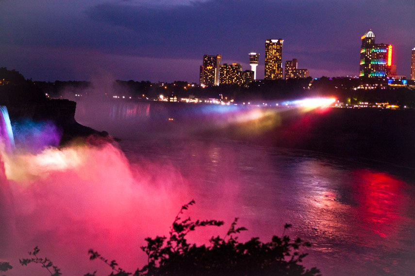 Niagara Falls During Night