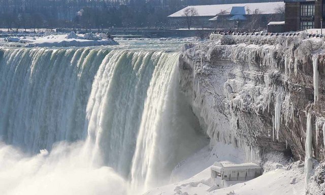 Niagara Falls Freezes In Winter Season