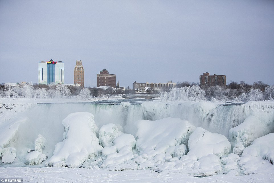 Niagara Falls Has Frozen