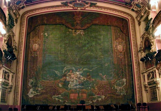 Painting Inside The Amazon Theatre Opera House