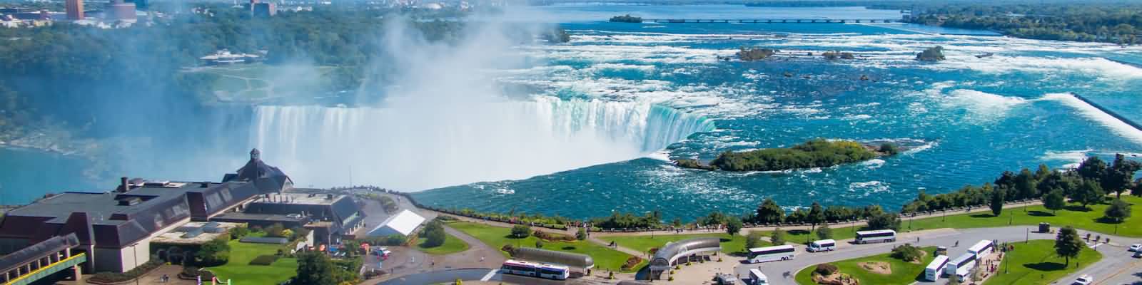 Panorama View Of Niagara Falls