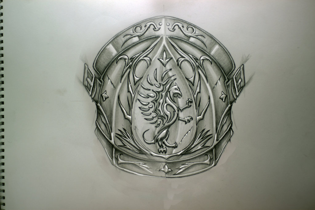 Shoulder Armor Tattoo Sketch By Timhag