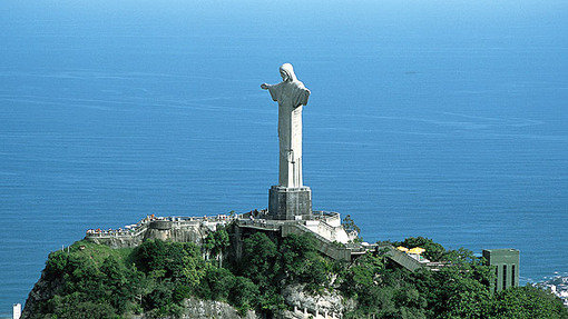 Side View Of Christ the Redeemer Statue