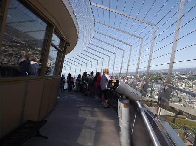 Space Needle Observation Deck Interior View