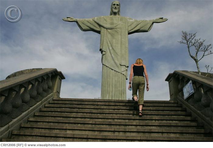 Stairs Leading To The Christ The Redeemer Statue