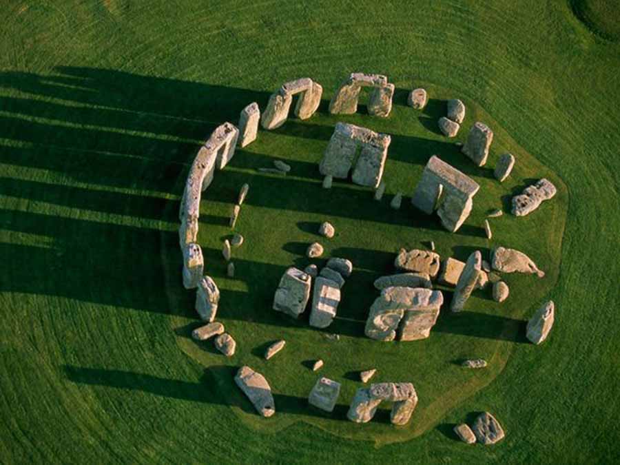 Stonehenge Monument View From Above