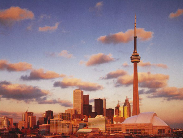 Sunset View Of CN Tower