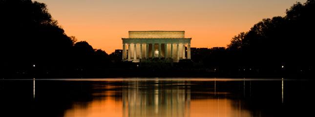Sunset View Of Lincoln Memorial