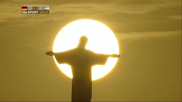 Sunsets Behind The Christ The Redeemer