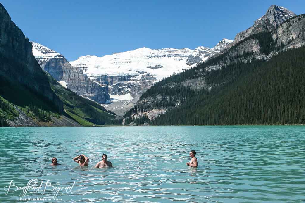 Take A Dip In Lake Louise Picture