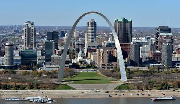 The Gateway Arch And Riverfront