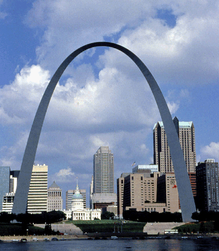 The Gateway Arch In St. Louis