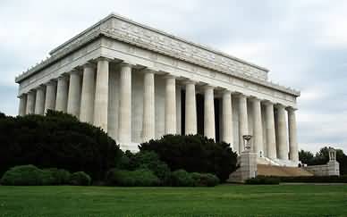 The Lincoln Memorial Side View