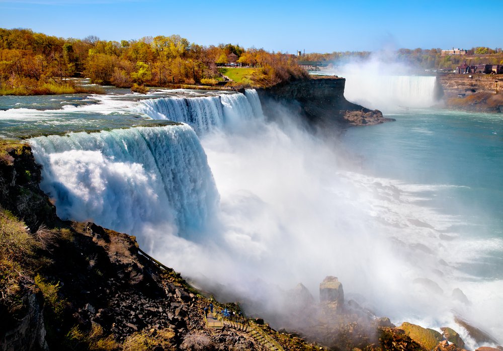 The Niagara Falls In Ontario, Canada