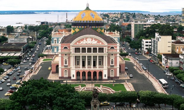 The Renovated Amazon Theatre In Manaus