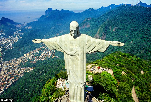 The Statue Of Christ The Redeemer In Brazil