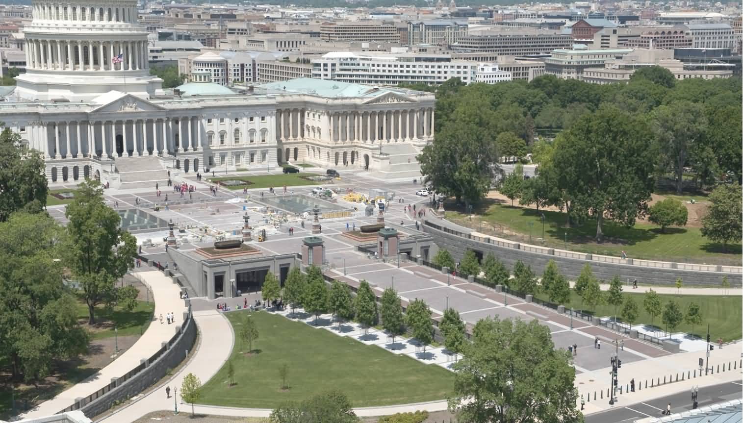 The United States Capitol's East Front Plaza And Adjacent Grounds