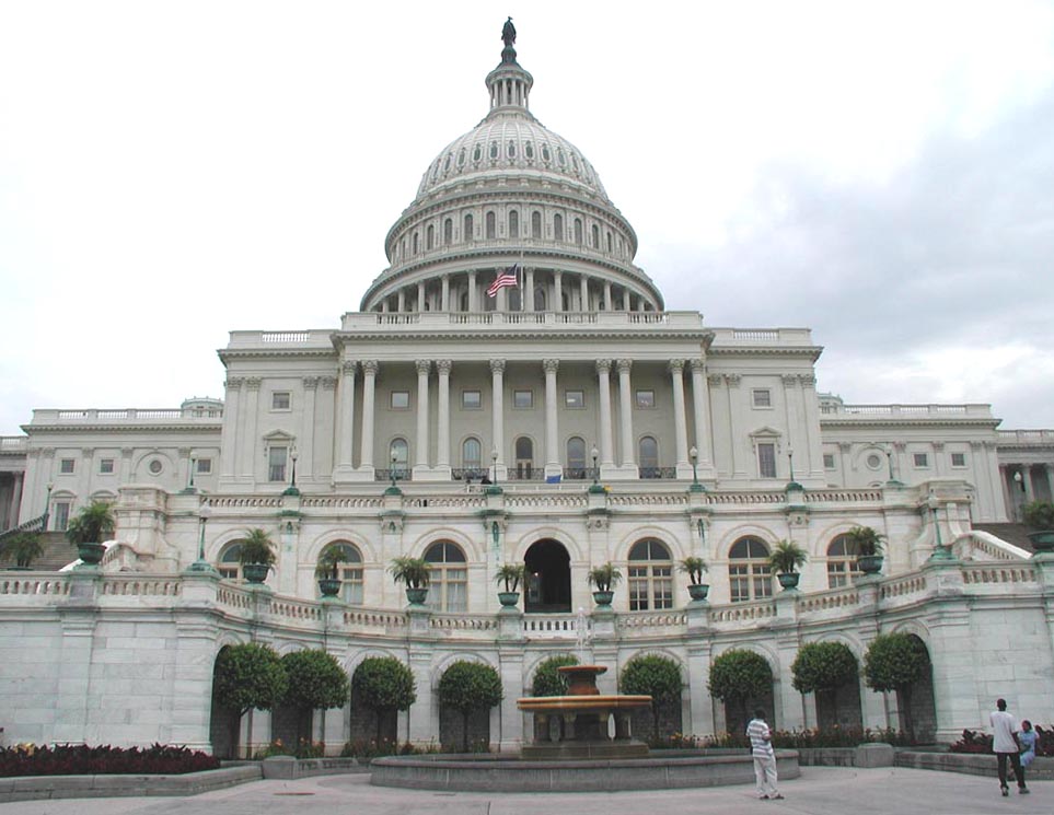 United States Capitol Building Front View Image