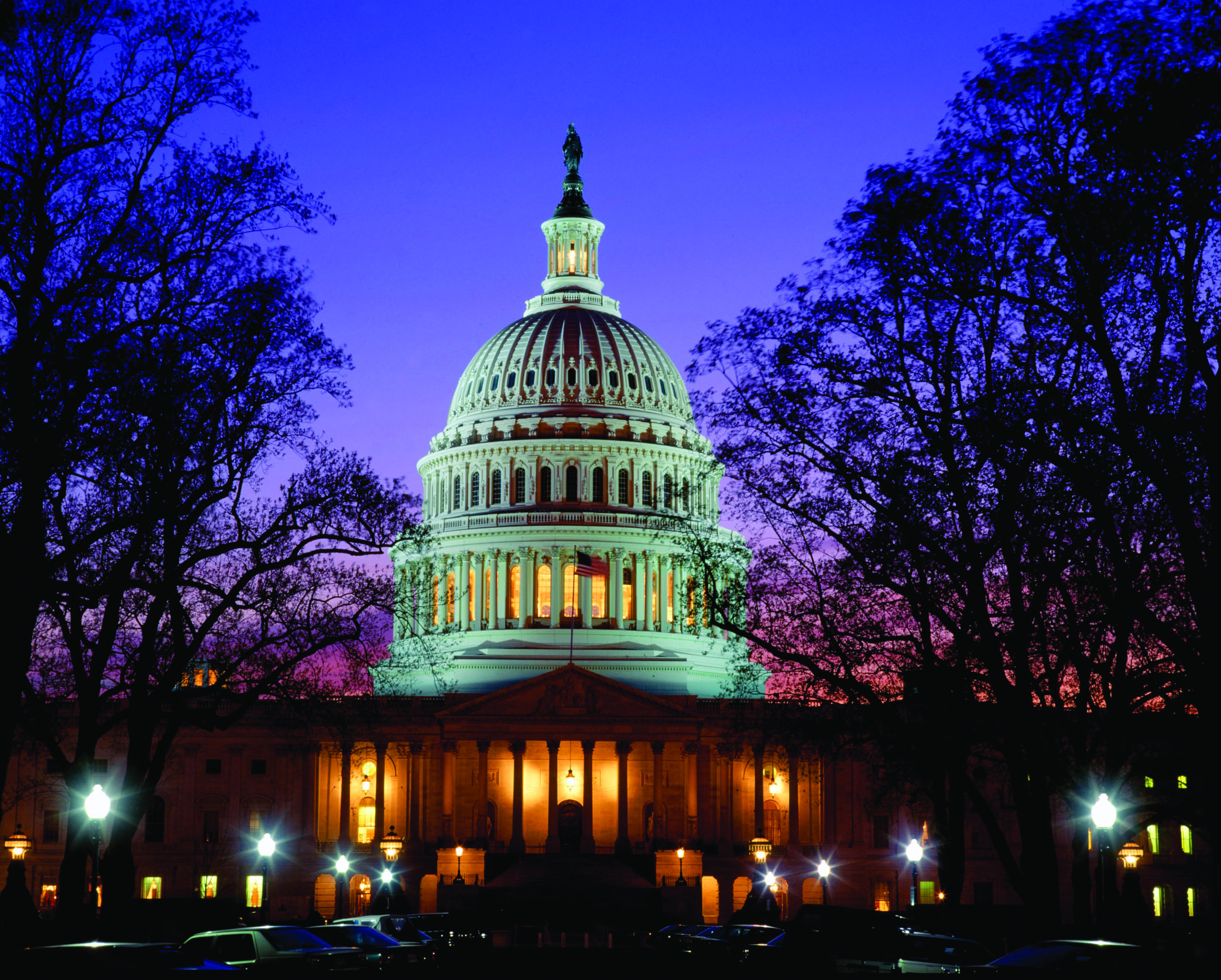 US Capitol at dusk, Washington DC