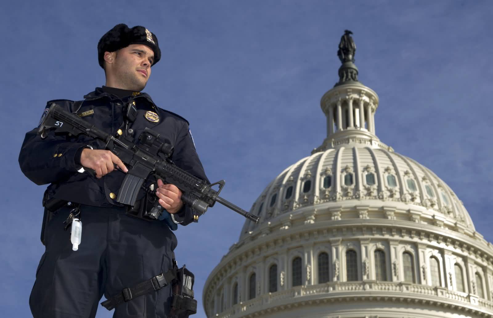 United States Capitol On Guard