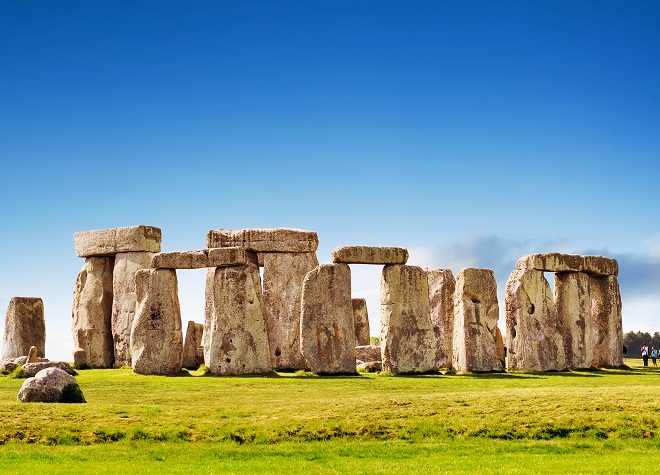 View Of The Stonehenge In England