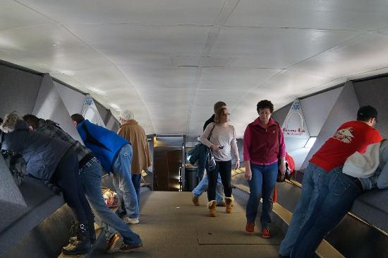 Visitors Inside The Gateway Arch