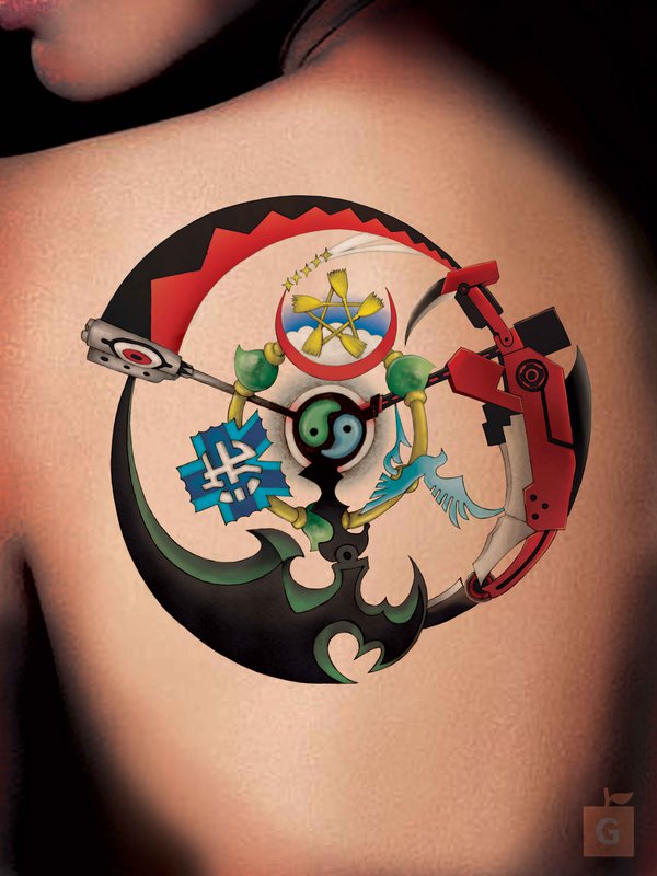 GS Shojo Arms Tattoos