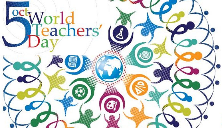 5 October World Teachers Day Colorful Picture