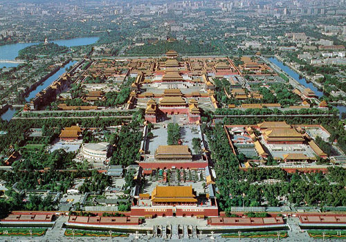 Adorable Aerial View Of Forbidden City