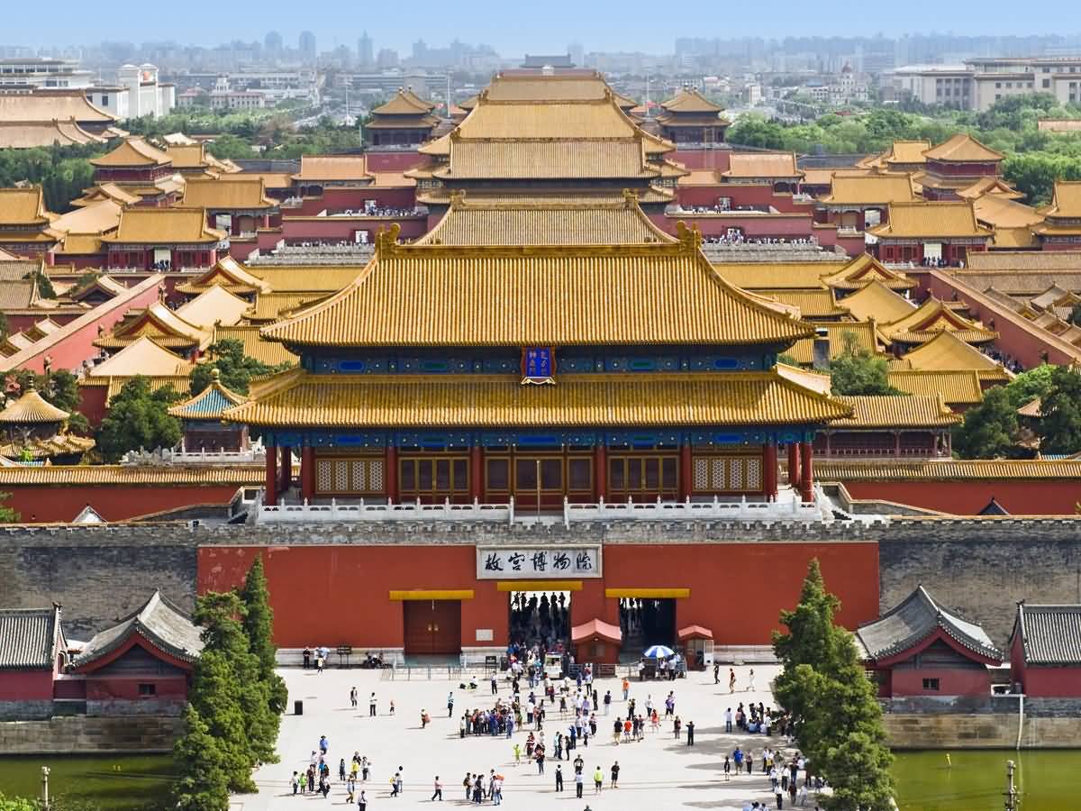 Aerial View Of Forbidden City