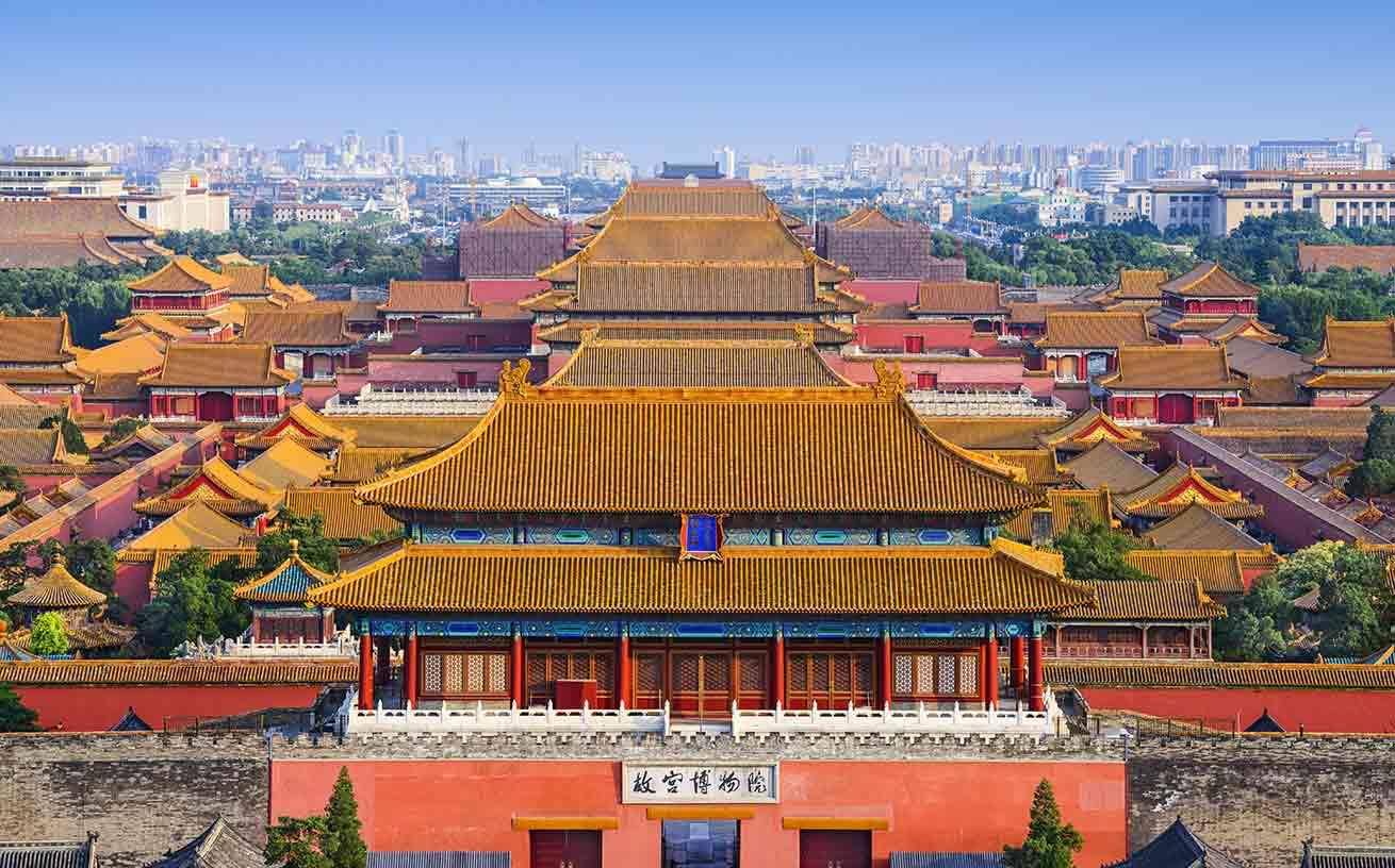Aerial View Of Forbidden City