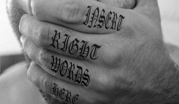 60+ Word Tattoos On Fingers
