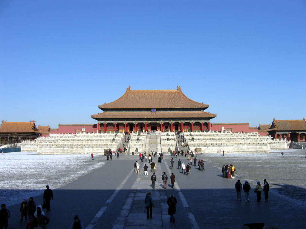 Another View Of The Main Palace Hall Of Forbidden City