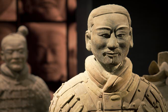 Army Of Terracotta Warriors Soldier Closeup