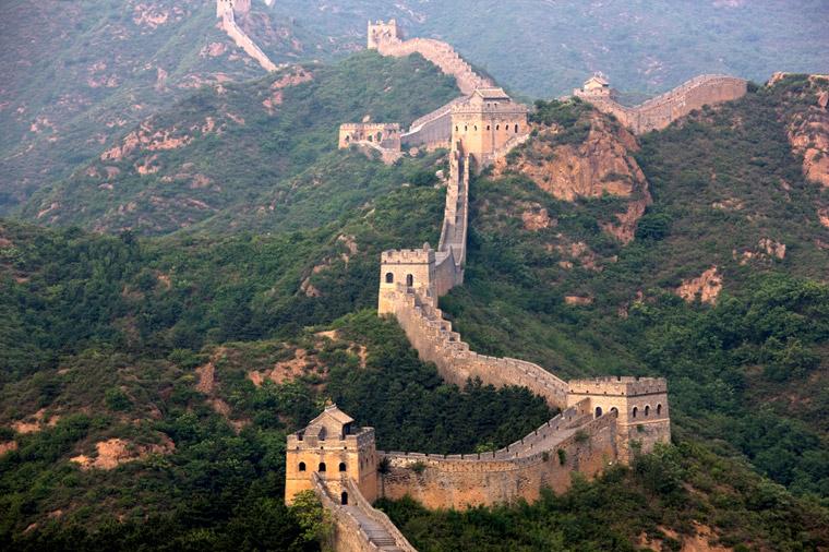 Beautiful View Of Great Wall Of China