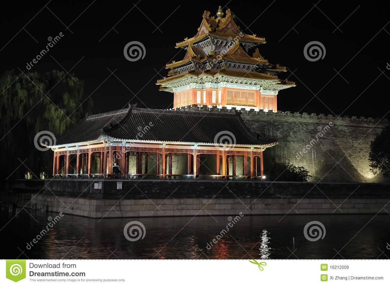 Beijing Forbidden City Night View