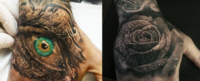Best 3D Hand Tattoos For Men