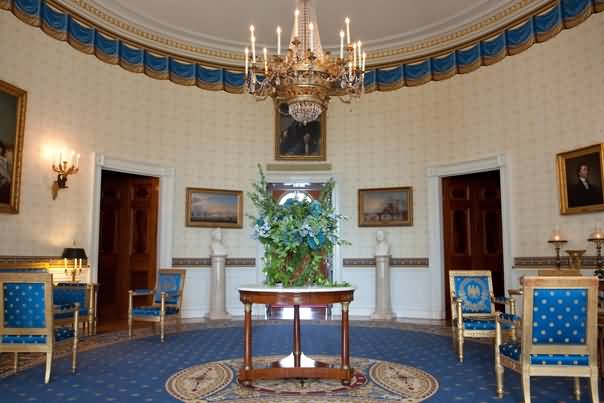 Blue Room Inside The White House