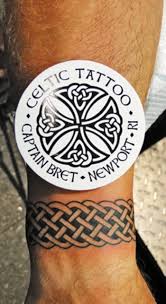 Celtic Wrist Bracelet Tattoo For Men