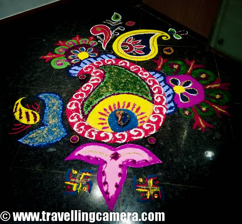 Colorful Diwali Rangoli For Your Home