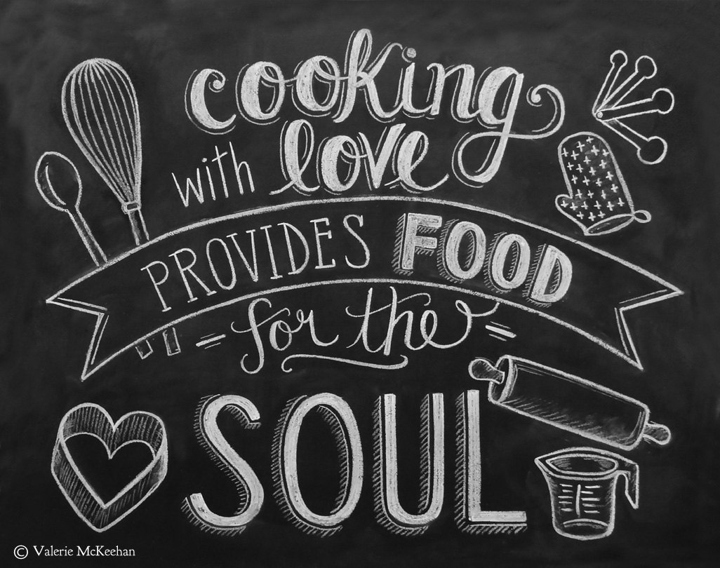 Cooking with Love Provides Food for the Soul. Valerie McKeehan