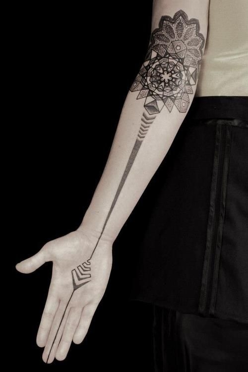 Cool Mandala Forearm Tattoo By Leanna