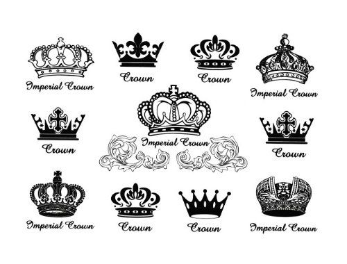 Crown Tattoo Designs For Finger