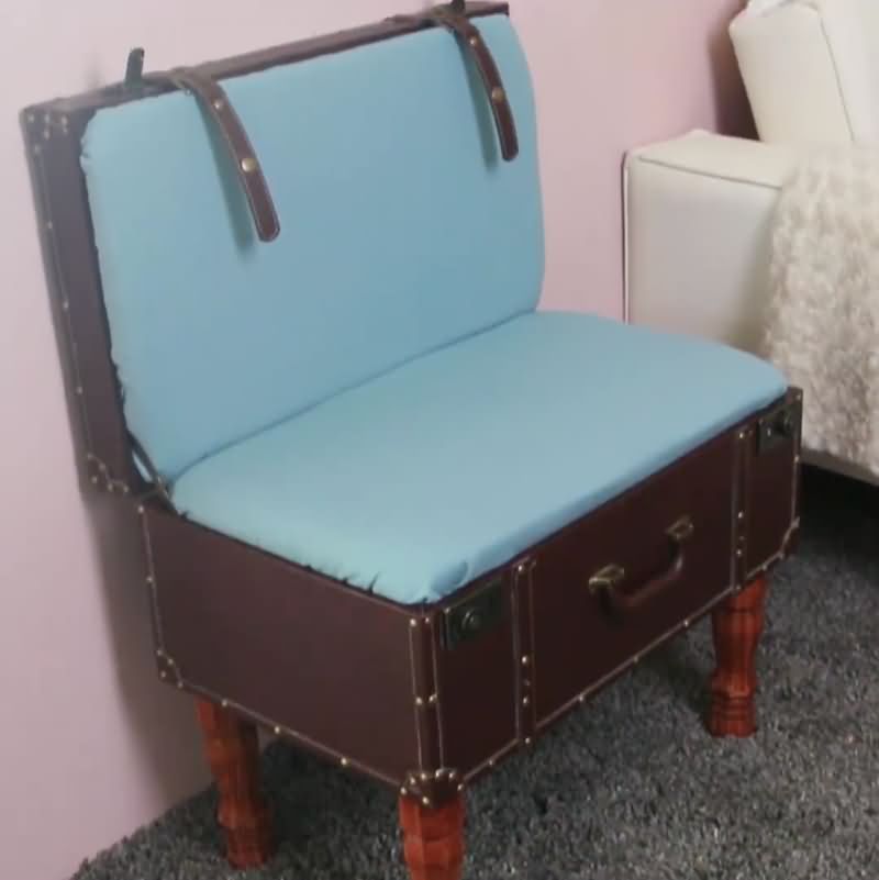 DIY Turn your old suitcase into chair (9)