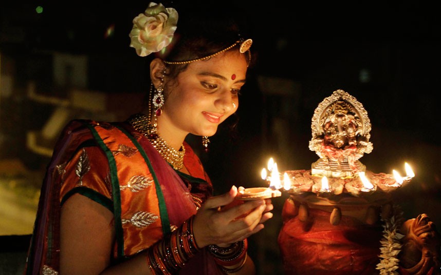 Diwali Celebration In South Indian