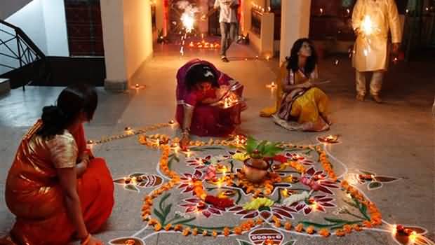 Diwali Festival Of Lights Celebration Picture