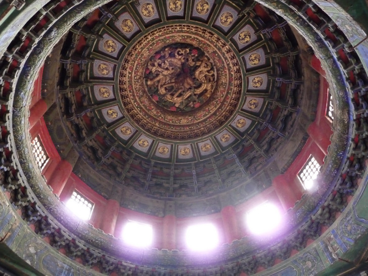 Dome Inside The Forbidden City In Beijing