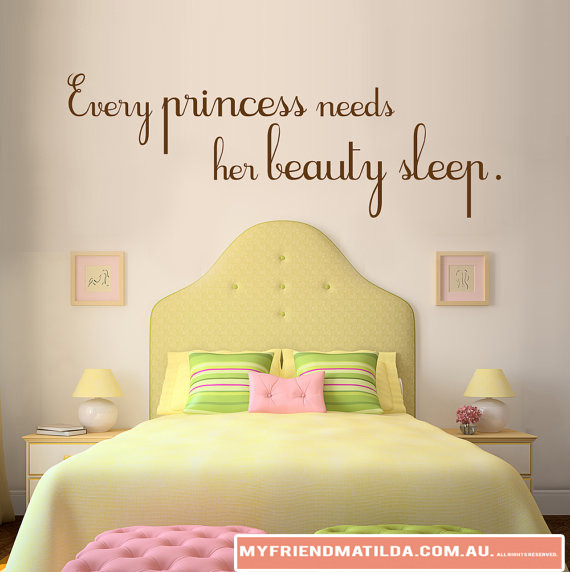 Every princess needs her beauty sleep.