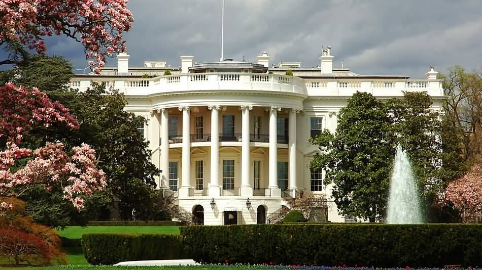 Exterior View Of The White House