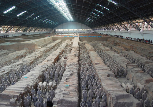 First Pit Of Terracotta Army Statues